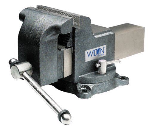6-inch shop workbench vise 25,000 psi cast iron double lockdown 360 swivel base for sale