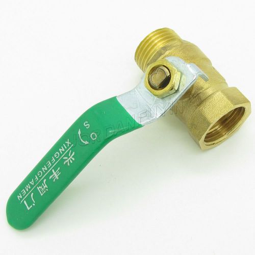 5x male and female pneumatic full port tube connector brass ball valve 1/2 for sale