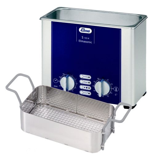 The Elma S10H Ultrasonic Cleaner, 1/4 Gallon, with Digital Controls, Timer, Heat, Degassing and Basket, is now available!