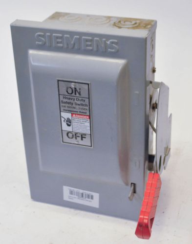 Siemens hnf361 30a 600v heavy duty non fusible switch for sale