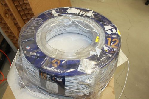 2000' Stranded Copper Wire in White color, THHN 12 gauge