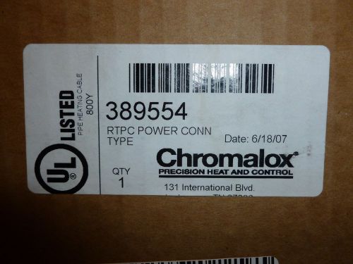 Rapid Trace Heating Cable Power Connection Kit by Chromalox, with product number 389554.