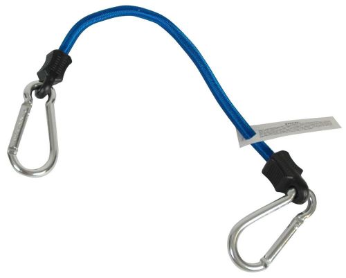 Highland (9417400) 18&#034; Blue Carabiner Bungee Cord - 1 piece