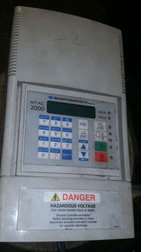AC Drive SUMITOMO NTAC-2000 with Variable RPM Electric Motor, 10HP, 230/460VAC.