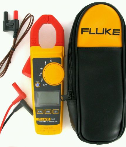 NEW Fluke 324 True-RMS Clamp Meter with 40/400A AC and 600V Capacity - Authorized Distributor in the US