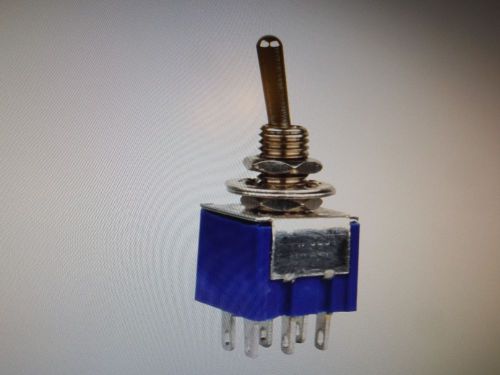 Mini Togle Switch - DPDT 6 pins, On-Off-On.