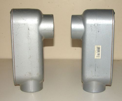 1 1/2&#034; lb service entrance elbow, lot of 2 unused for sale