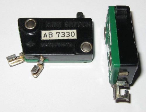 2 x matsushita mini limit switch - spst - 12 amps @ 125 vac - quick connect term for sale