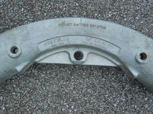 Greenlee #5010925, 3 1/2&#034; rigid bending shoe for the 884 &amp; 885 benders. for sale