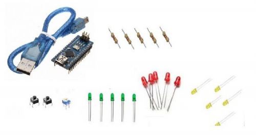 Arduino Mini USB Nano V3.0 ATmega328 16M 5V Micro-controller CH340G Development Board