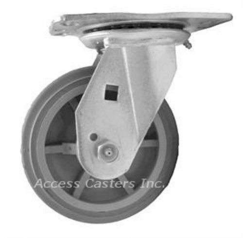 5PLPNS Swivel Plate Caster with 5-inch by 2-inch Non-Marking Wheel, Capacity of 500 lbs.