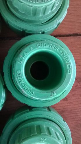 CHEM-AIRE High Pressure Fitting - Nibco CF00800, Green, Sch 80, 1/2