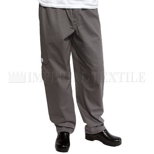 Nwt new chef works chefworks chef cargo pants slate grey gray 2x 2xl xxl for sale