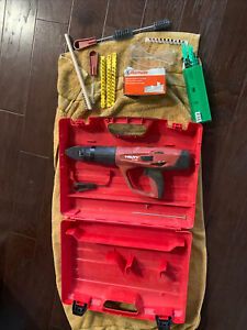 Used Fastening Tool Kit & Extras for HILTI DX 460 F-8 Powder Actuated Nail Gun