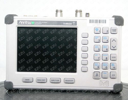 Anritsu s332d - 03-10a-21-29 site master cable and antenna analyzer for sale
