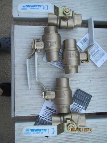 Lot of 20 Lead-Free 1-inch Ball Valves from Watts
