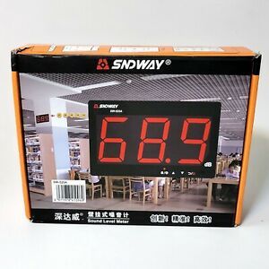 Meter

SNDWAY 30-130dB Digital Sound Level Meter with Large LCD Display & Noise Meter