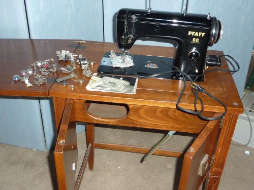 PFAFF 60 1954 German Sewing Machine with Cabinet - Local Pickup Only