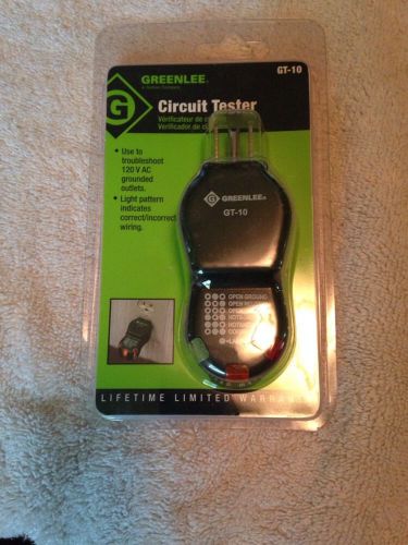 Greenlee GT-10GFI Electrical Circuit Tester (Latest Version)