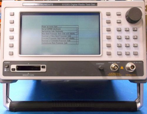 Like-New Racal Instruments 6103G Digital Radio Test Set with Abundant Options and Thorough Testing