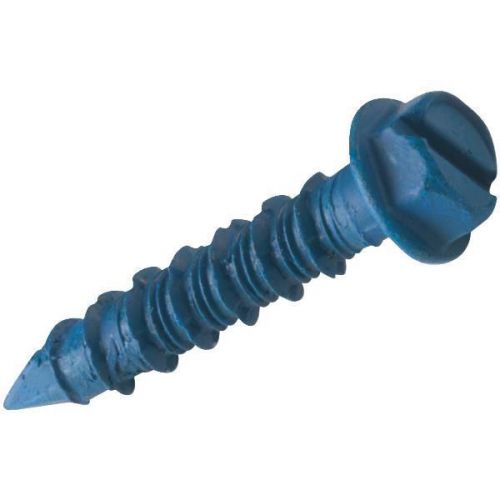 8-Pack of ITW Brands Tapcon Hex Head Concrete Anchors with a size of 1/4 inch by 1-1/4 inch.