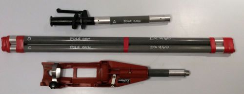 Hilti x-pt 460 powder gun nailer extension pole set for sale