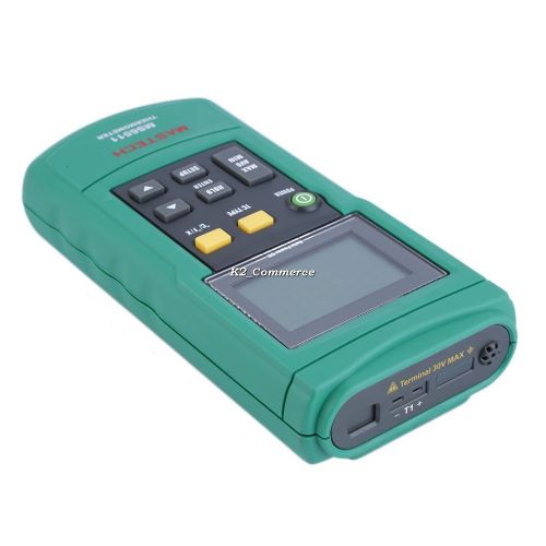 K2 MASTECH MS6511 Single-Channel Digital Thermometer Temperature Logging Tester