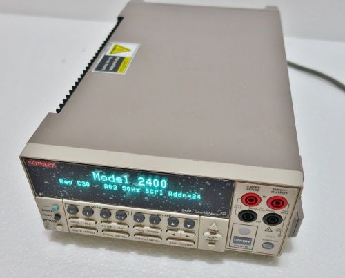 KEITHLEY 2400 PRECISION SOURCE METER/ SOURCEMETER SMU *POWERS UP*
