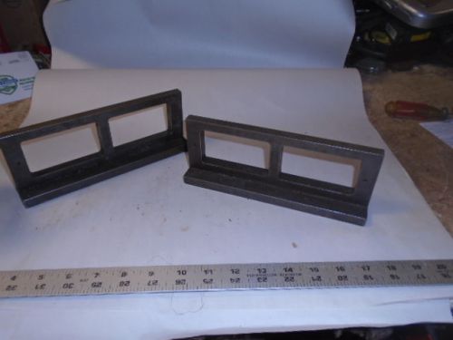 2 Large and Unusual Set Up Blocks and Fixtures for Lathe and Mill Machining Tools