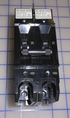 5 pcs - carlingswitch circuit breaker ea2-b0-16-625-1da-bc 25 amp 2 pole carling for sale