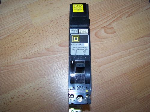 Square d i-line 1 single pole 120/277 volt circuit breaker cat # fy14020b 20 amp for sale
