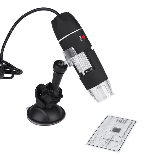 New and Practical USB Digital Microscope Endoscope Magnifier Camera with 8 LEDs, 2MP and 500X Zoom