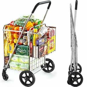 on Wheels, Grocery Shopping Cart on Wheels