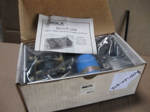 Brand new in its packaging, this is the Sola DC Power Supply (SLS-05-120-1).