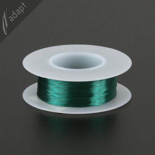 Green 500' 130C Solderable Enameled Copper Coil Winding Magnet Wire, 31 AWG