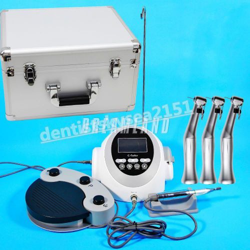 Dental implant drill motor machine system + 3x reduction 20:1 push btn handpiece for sale