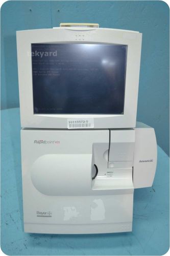 The name of the product is the Bayer 400 Series RapidPoint 405 Blood Gas Analyzer, also known as the Rapid Point 405 Analyzer.