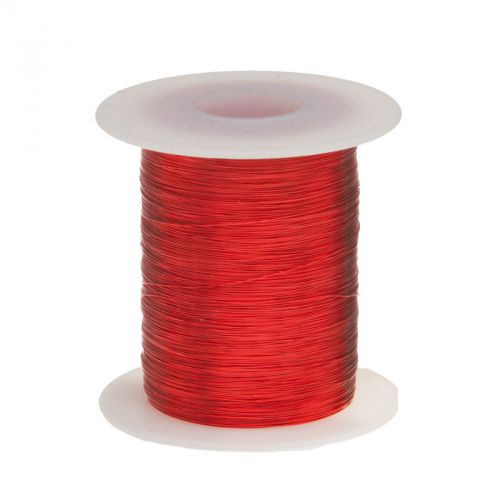 31 awg gauge enameled copper magnet wire 4oz 1014&#039; length 0.0095&#034; 155c red for sale