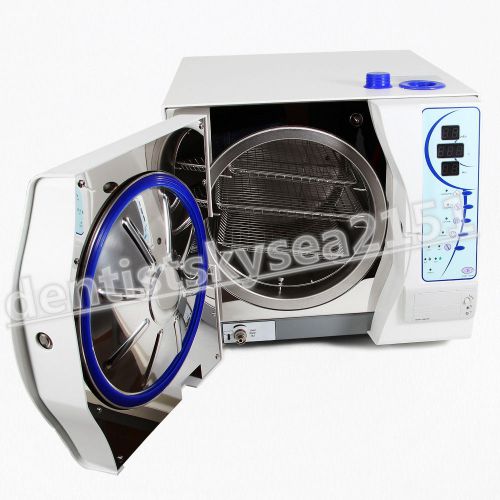 Dental 23l autoclave vacuum steam sterilizer disinfection w/ data printer 110v a for sale