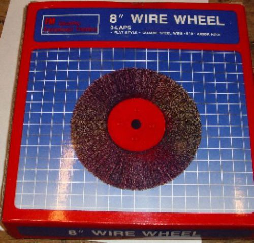 Foremost 8&#034; wire wheel with 5/8&#034; arbor for sale
