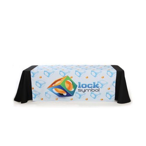 Table runner, 4ft x 5.25ft (63) length, we print color with your logo for sale