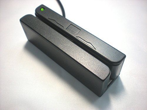Yosoonew - 3 track usb magnetic / credit card stripe swipe reader scanner for sale