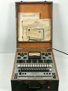 Tube Master Series 10-12 Vintage PRECISION Tester for Tubes and Batteries - Preowned.