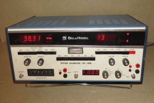 The TSC2000 System Calibrator from Bell & Howell - A