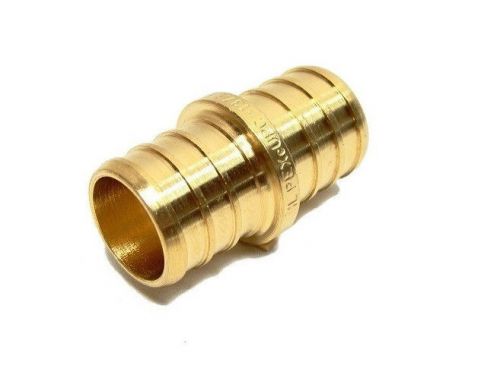 3/4&#034; pex coupling - brass crimp fitting for sale