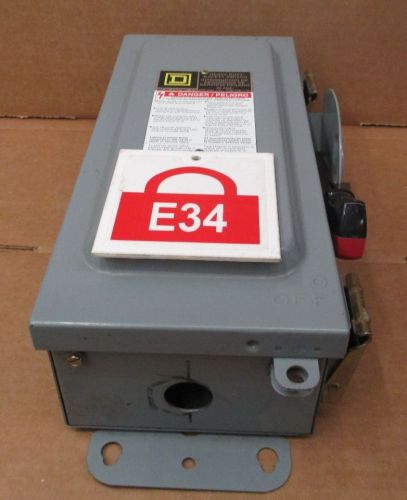 Square d h321awk safety switch series e1 heavy duty 30 amp for sale