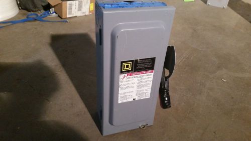 Square d heavy duty safety switch - 3-pole, 30a, 240vac 250 vdc for sale