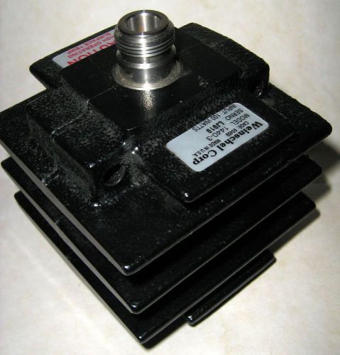 Weinschel 1440-3 coaxial termination 50 ohms 100w load dc-4ghz n-connector for sale