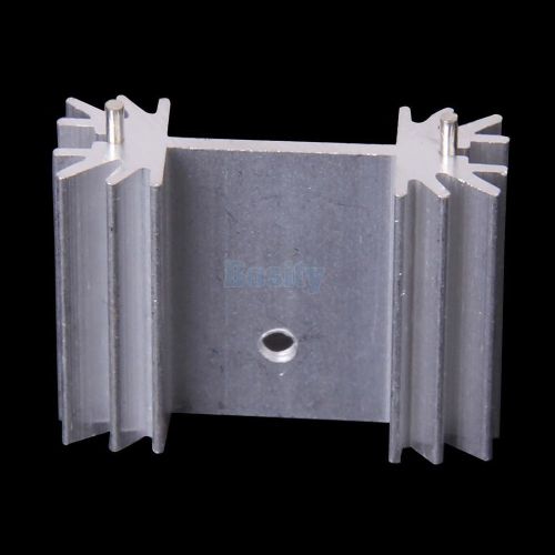 Silver aluminum heat sink for to220 with good heat dissipation for sale