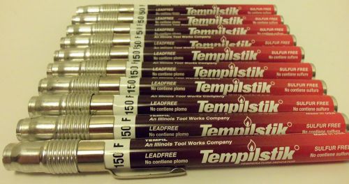 10 new 150 f / 66 c tempilstik tempil temperature indicating markers welding for sale